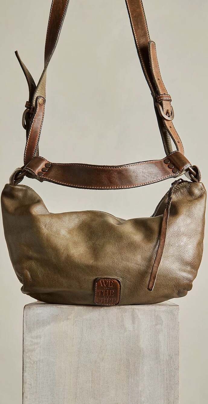 We The Free Addison Leather Shoulder Bag NWT